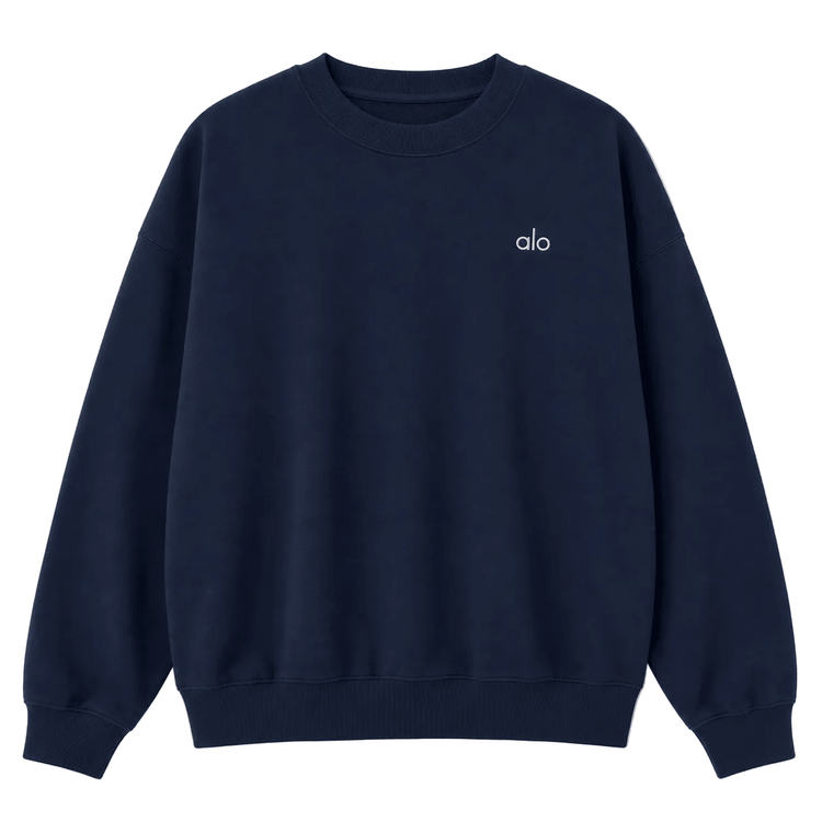 ALO Accolade Crew Neck azul marino U3031RG, foto de galería