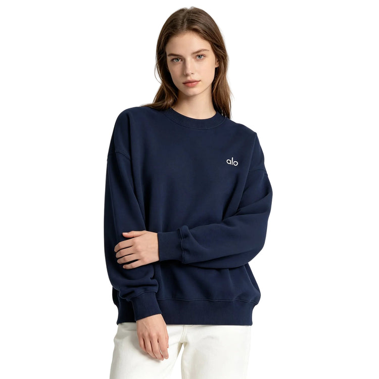 ALO Accolade Crew Neck azul marino U3031RG, foto 3 de galería